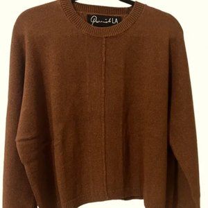 Parrish LA NWT chocolate brown sweater